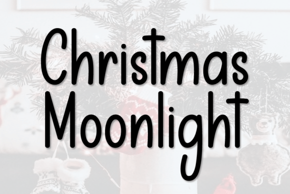 Christmas Moonlight Font β A Free Script for Creative Projects