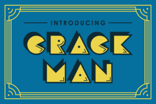 Crack Man Font by Typodermic - Free Retro Display Typeface