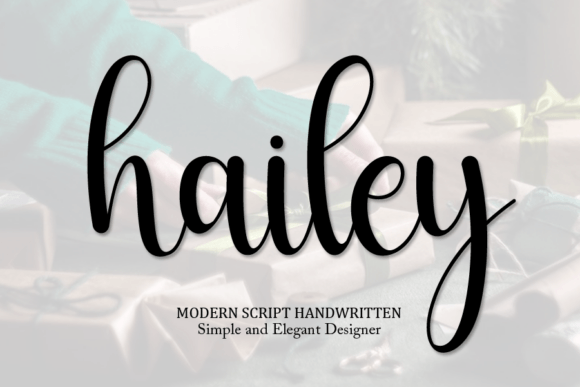 Hailey: A Handwritten Font That Feels Effortless