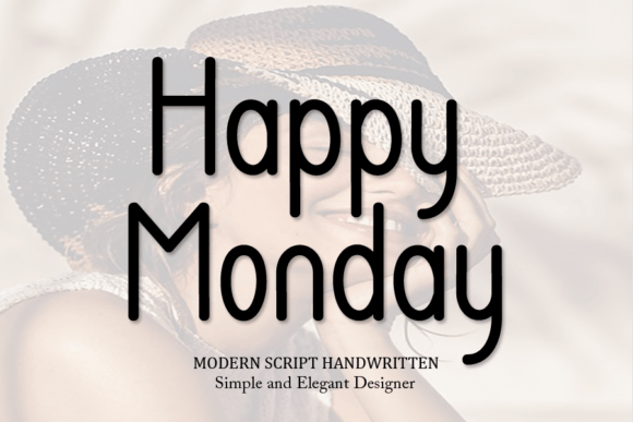 Happy Monday Font – A Handwritten Script for Creative Projects