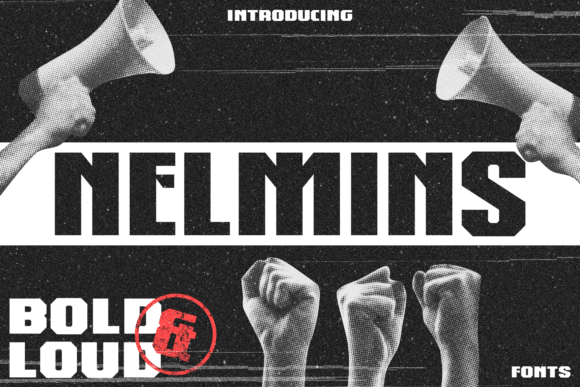 Nelmins Font β Raw Energy Meets Modern Design